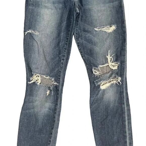 Joe’s Keagan  Skinny Distressed Cotton Blend Blue Womens Jeans SZ 26 - Picture 2 of 13